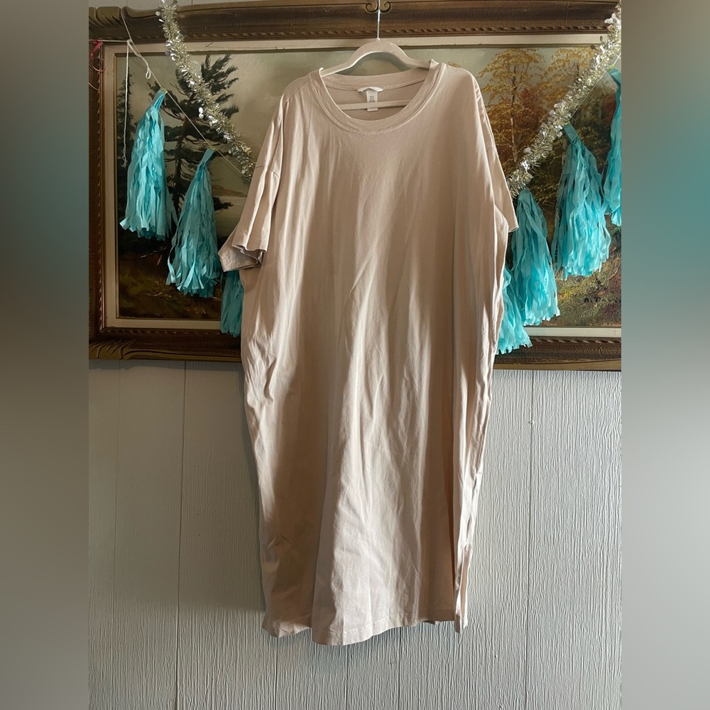 H&M Cotton Shirt Dress. Size XXL. New Without Tags